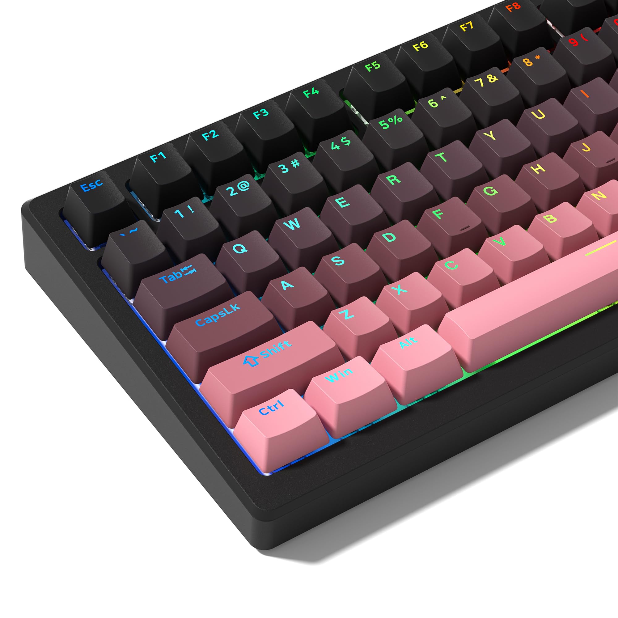 Amazon.com: Rainy75 PBT Key caps, Double Shot Shine Through Custom